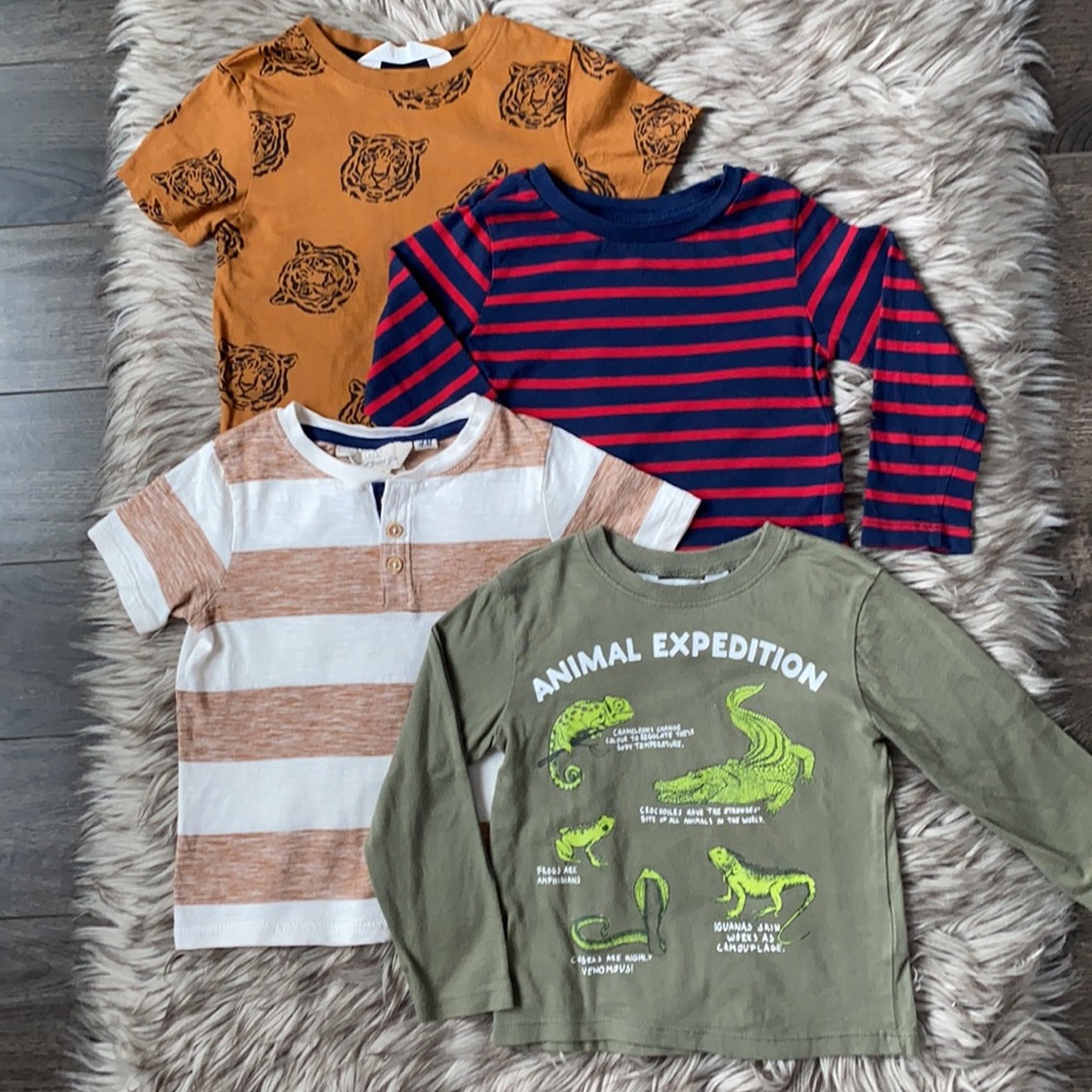4 H&M toddler tops